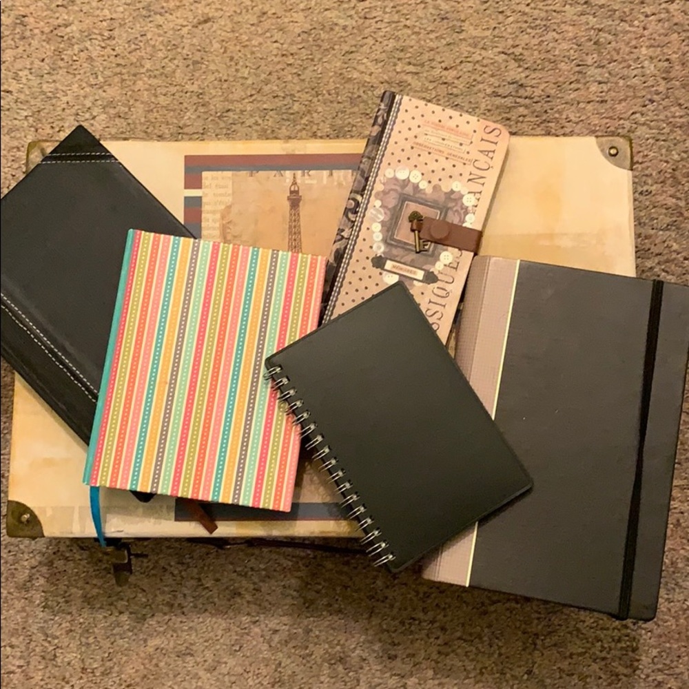 Five journal / notebooks